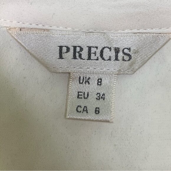 Vintage Precis Button Down White Blouse - Picture 8 of 8